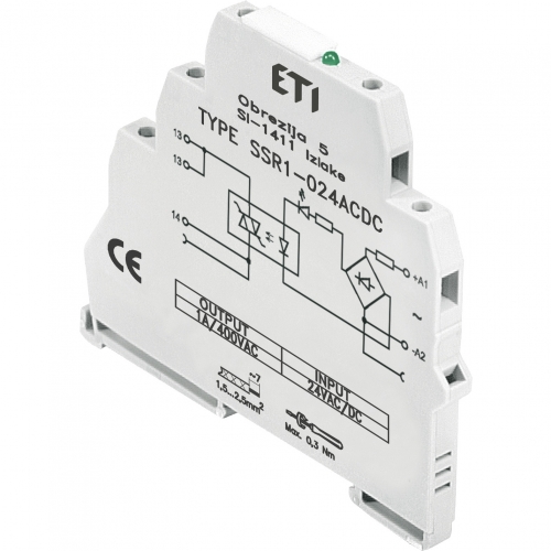 رله الکترونیکی ای تی آی ETI SER1 230V AC.DC PLC