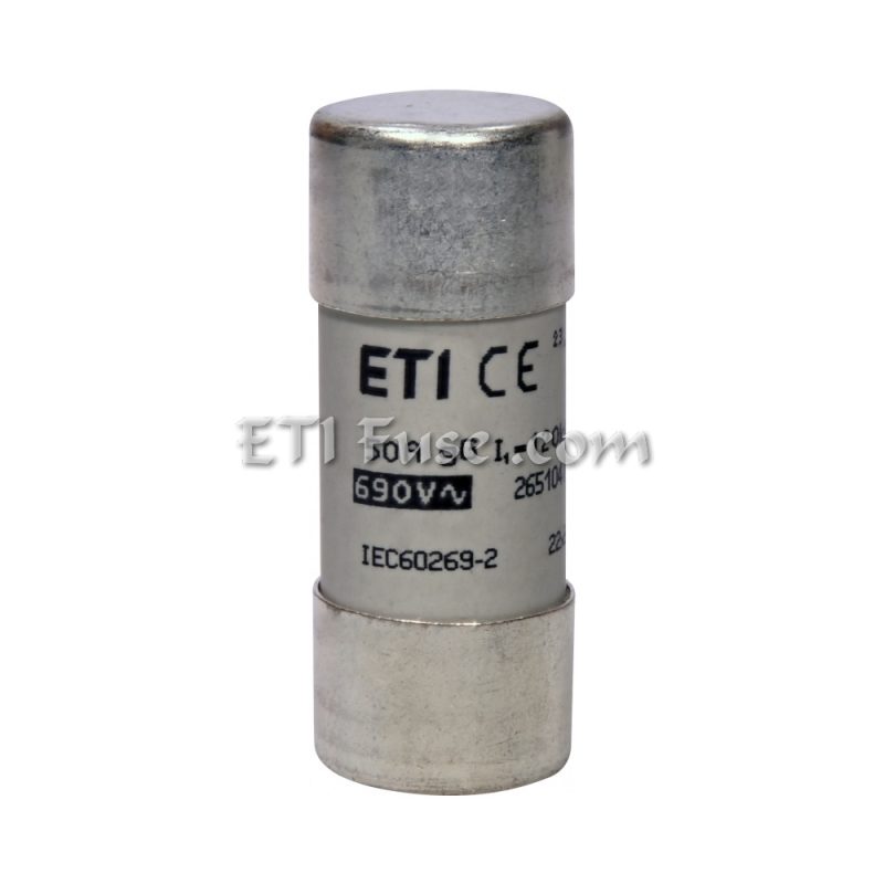فیوز سیلندری ای تی آی ETI Gg 22 50A - الکترو ویژن نمایندگی محصولات ای ...