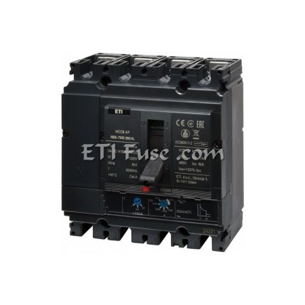 کلید اتوماتیک قابل تنظیم دوبل ای تی آی ETI NBS TMD 250 4L 200A 690V AC 36KA 4P