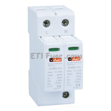 برقگیر تابلویی 2 پل DC ایستا توان اتصال ETE ETSPD00124240 2P 1200V T1+T2 B+C