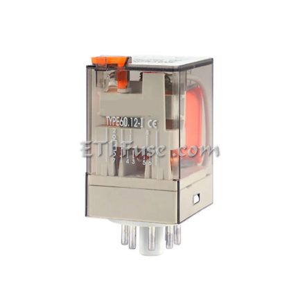 رله شیشه ای 8 پایه سوکت ایستا توان اتصال ETE ETR8220 220VAC