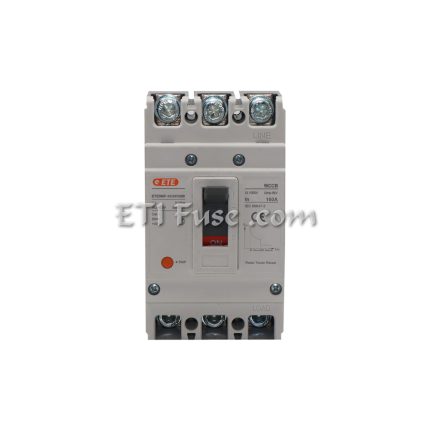 کلید اتوماتیک غیر قابل تنظیم با موتور خارجی 3 پل کیس 125 ایستا توان اتصال ETE FIX MCMOF003150 50A
