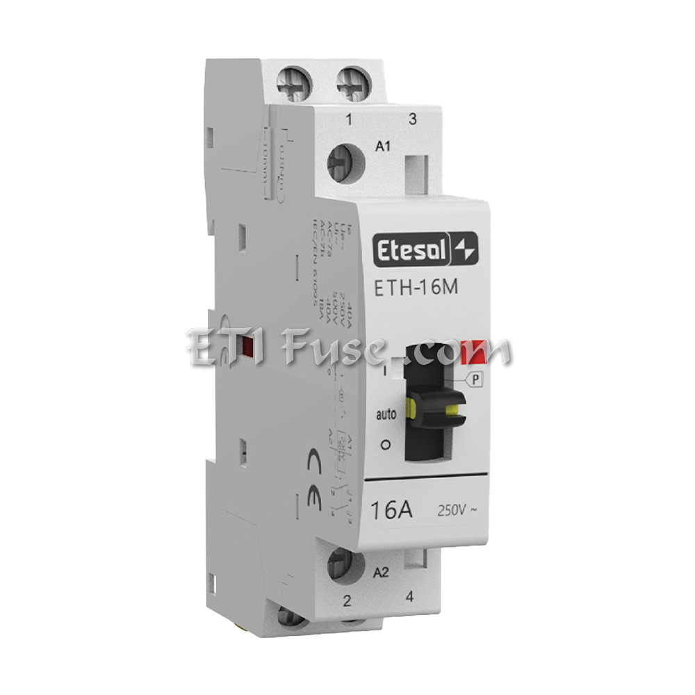 کنتاکتور ماژولار 230V AC اتوماتیک ETMCON02511 25A 1NO + 1NC