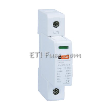 برقگیر تابلویی AC ایستا توان اتصال ETE ETSPR0022140 1P-R 280V T2 C 40KA