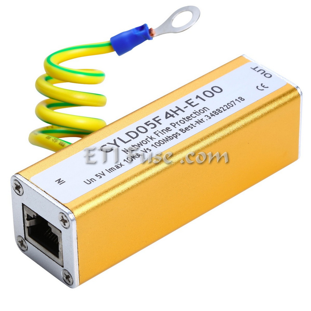 برقگیر شبکه کابل ای تی آی ETI 1105001 RJ45S-E100 LAN
