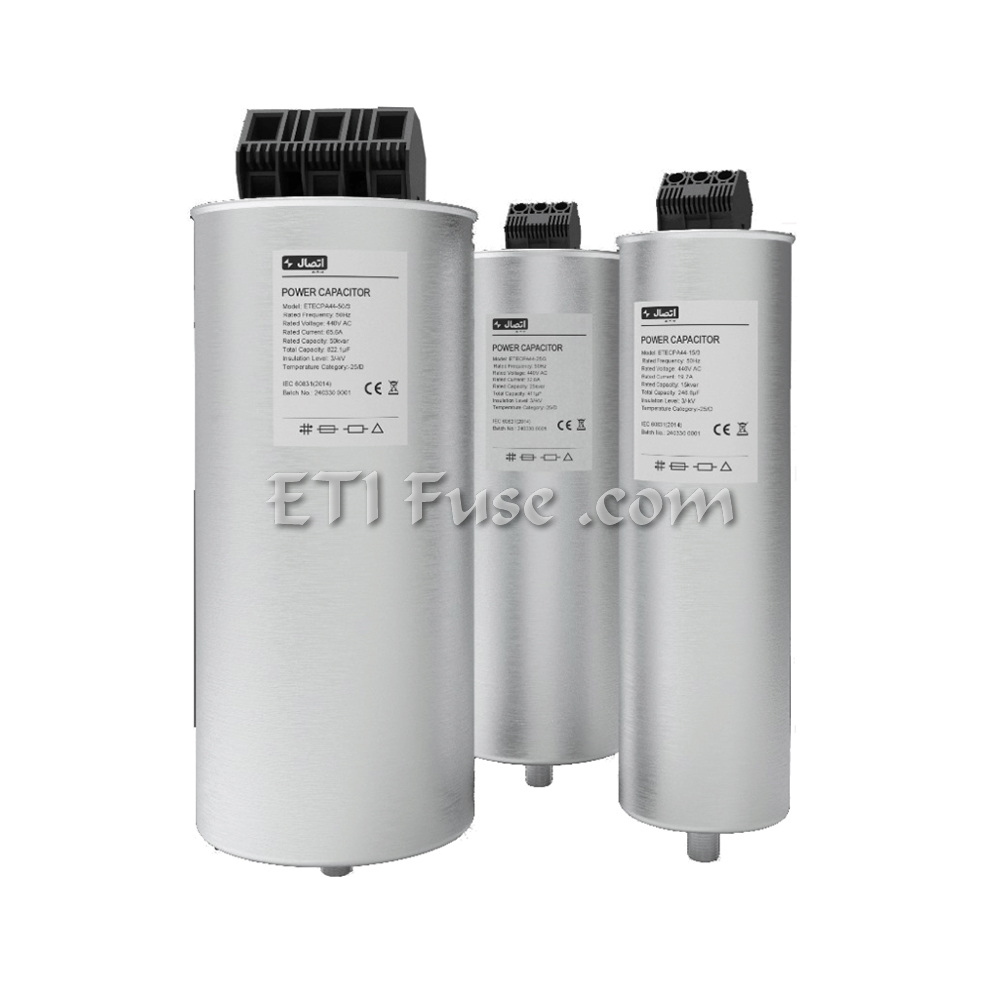 خازن سیلندری رزینی ایستا توان اتصال ETE ETECPB44-40 3