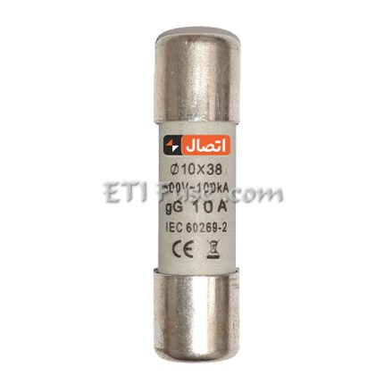 فیوز استوانه ای خورشیدی 38×10 ایستا توان اتصال ETE CF-103103813 15A 1000VDC