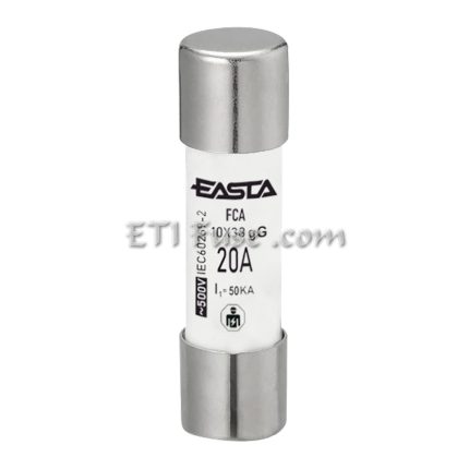 فیوز سیلندری ایستا توان صنعت EASTA FCA 10X38 10A 690V AC gG