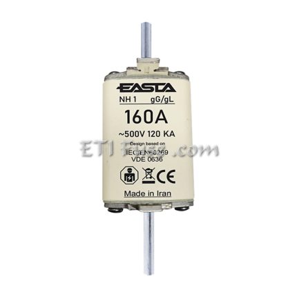فیوز کاردی ایستا توان صنعت EASTA FNA 0 gG 125A 500V AC