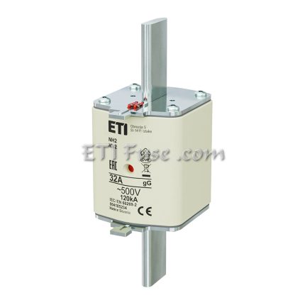 فیوز کاردی باتری ای تی آی ETI NH 004110655 160A 1500V 1L DC