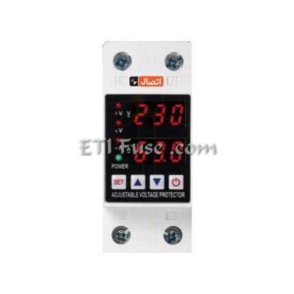 محافظ ولتاژ و جریان تکفاز با نمایشگر دوبل ایستا توان اتصال ETE ETVAP280 80A