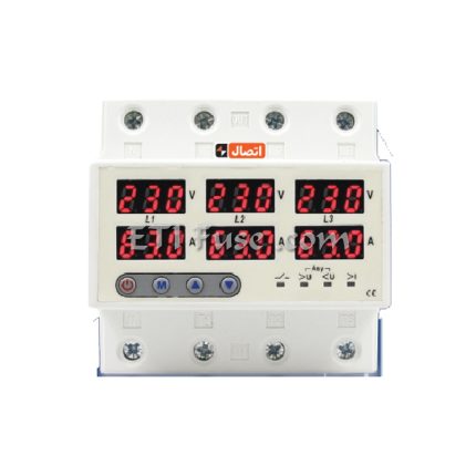 محافظ ولتاژ و جریان سه فاز ایستا توان اتصال ETE ETVAP3100 100A