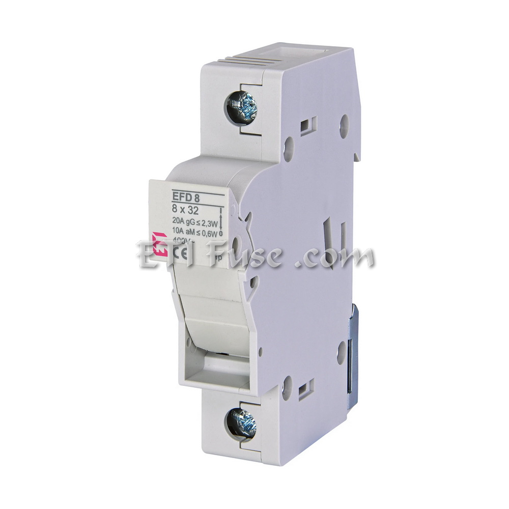 پایه فیوز سیلندری ای تی آی ETI 8875120 CFPV 63L 50A 1500 DC 1P