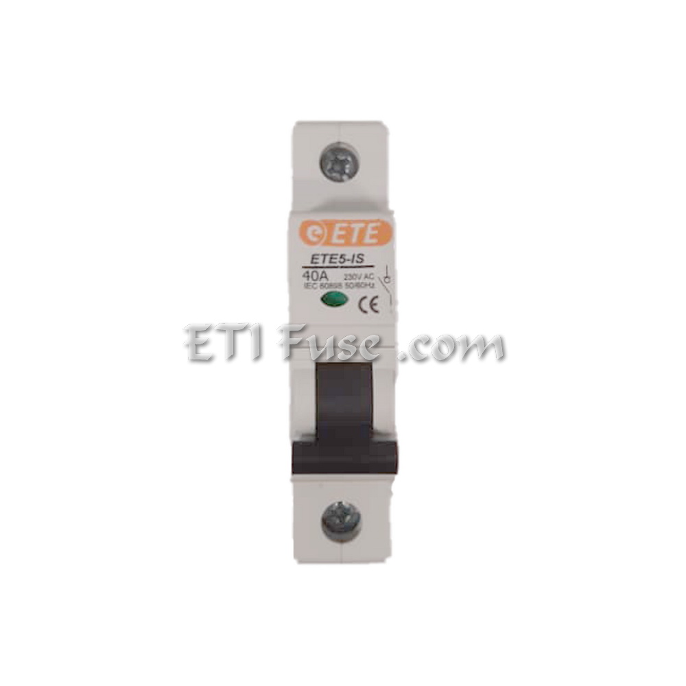 کلید مینیاتوری 1 پل تیپ B ایستا توان اتصال ETE MCB MC001020B21 20A