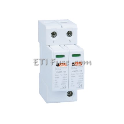 برقگیر سیگنالی تابلویی ایستا توان اتصال ETE ETSPD1023205 5KA 24VDC T3 2P D