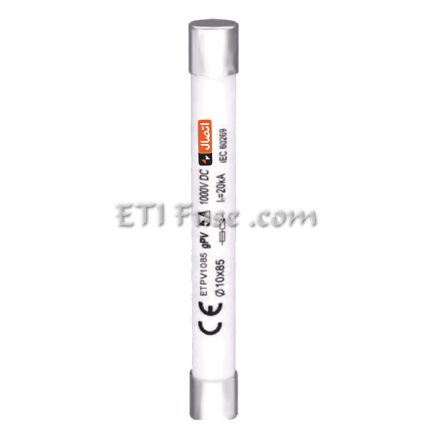فیوز استوانه ای ایستا توان اتصال ETE CPV108510 DC 1500V 10×85 10A