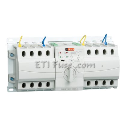 کلید تبدیل اتوماتیک با حفاظت ایستا توان اتصال ETE ATS ETQ3NX-634PD MCB 63A 4P