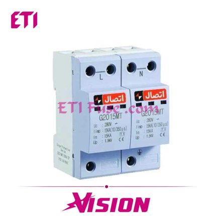برقگیر تابلویی ریموت دار ایستا توان اتصال ETE AC SPD ETSPR0023205 255V T3 2P 5KA