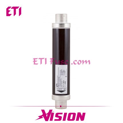 فیوز فشار متوسط ای تی آی ETI 180616 VVC 3 Striker Type 50N 7.2KV 125A 192mm