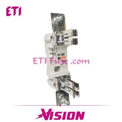 پایه فیوز کاردی بدون حفاظ ایستا توان اتصال ETE KB51321400 NH2 1×1 3P 400A