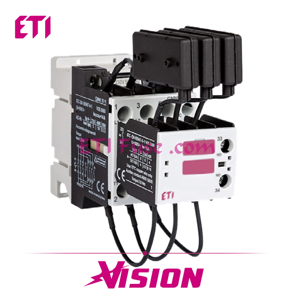 کنتاکتور خازنی ای تی آی ETI 4603216-4603225 CNNK 30 10 230V AC 50-60Hz