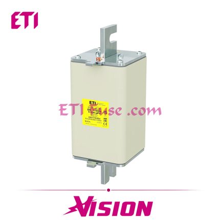 فیوز کاردی خورشیدی ای تی آی ETI 350A 1500V 3L DC
