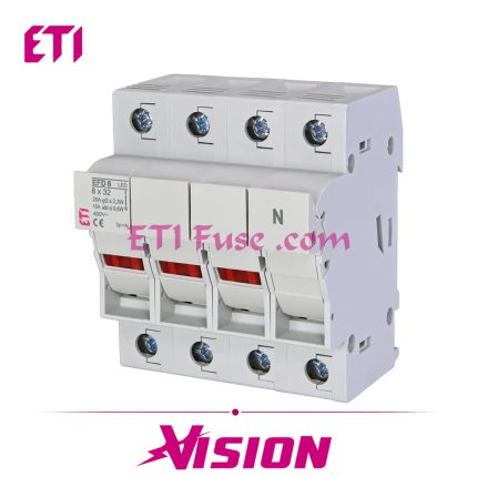کلید قطع کننده فیوز ای تی آی ETI VLC10 4P LED