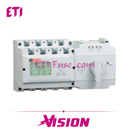 کلید تبدیل اتوماتیک با مانیتورینگ ایستا توان اتصال ETE ATS 3P 250A