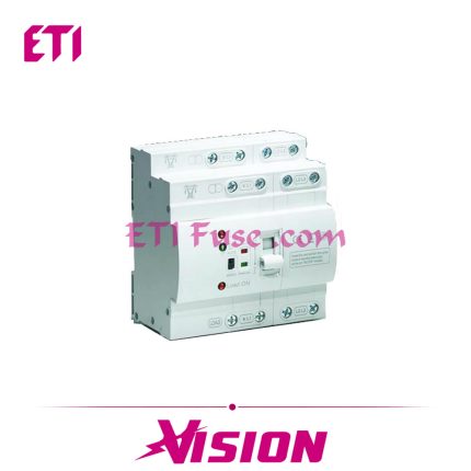 کلید تبدیل اتوماتیک موتوردار سه فاز سرعت بالا بدون حفاظت ایستا توان اتصال ETE ATS IN 80A 3P+N